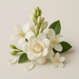 white flowers
